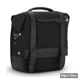 SAC BURLY BRAND - BURLY VOYAGER SINGLE SADDLEBAG - NOIR - B15-1000B