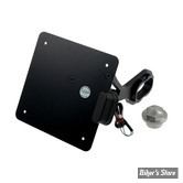 - ITALY - PLAQUE LATERALE CULT WERK - SOFTAIL MILWAUKEE EIGHT 18UP - FORMAT : 170MM X 170MM - NOIR - HD-BRO038-I
