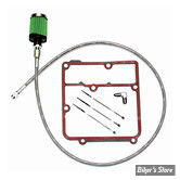 DOC A / PIÈCE N° 01 - KIT RENIFLARD DE CARTER DE BOITE DE VITESSES - DYNA 99/05 - FEULING - FINITION : INOX -  3070