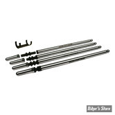 ECLATE H - PIECE N° 12 - TIGES DE CULBUTEURS - BIG TWIN EVOLUTION 84/99 - REGLABLES - FEULING - HP+ FAST INSTALL ADJUSTABLE CHROMOLY PUSHROD SET - CHROMOLY