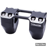 32MM - TRASK PERFORMANCE -  KIT RISERS AVEC PLATINE - ASSAULT SERIE - HAUTEUR : 51.00 MM / 2" - NOIR REVERSE CUT - TM-8601-2RC