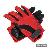 GANTS - BILTWELL - MOTO - COULEUR : ROUGE / NOIR / BLANC - TAILLE S