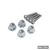 X - KIT VISSERIE DE PARE BRISE - TOURING ROAD GLIDE 15UP - KURYAKYN - Decorative Windshield Screws - CHROME - 5721