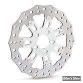ECLATE DF - PIECE N° 01 - DISQUE FLOTTANT AVANT 11.8" - OEM 41808-08 - ARLEN NESS - SOFTAIL 15UP / DYNA 06/17 / TOURING 08UP / SPORTSTER 14/21 - 7-VALVE - FRETTE : CHROME - 33-10302-202