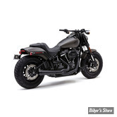 ECHAPPEMENT - COBRA - SOFTAIL 18UP FLFB/S / FXBR/S - EL DIABLO 2 EN 1 - NOIR - 