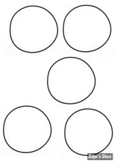  ECLATE G - PIECE N° 13AX - JOINT TORIQUE - XG 750 - OEM 11900027 - GENUINE - LES 5 PIECES