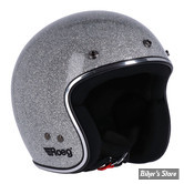 CASQUE JET  - ROEG - JETT HELMET - DISCO BALL ARGENT - TAILLE XS