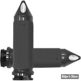 POIGNEES AVON - MEMORY GRIPS - TIRAGE ELECTRONIQUE TBW - DIAMETRE : 1.625" / LARGE - SPIKE - FINITION : NOIR - MF-63B-AN-FL-SP