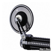 RETRO MOTOGADGET - M.VIEW SERIE - M.VIEW SPY GLASSLESS HANDLEBAR END MIRROR - NOIR - COTE DROIT OU GAUCHE - 7001010