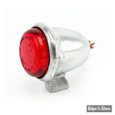 - FEU ARRIERE - WANNABE CHOPPERS - STANDARD TAILLIGHT - LED - MEDIUM - CABOCHON : ROUGE