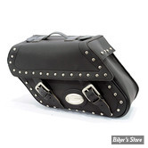 SACOCHES LATERALES - LONGRIDE MOTORCYCLESBAGS - #149 - 27 LITRES - NOIR - MATIERE : IPAREX / STUDDED - HC-149A