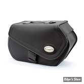 SACOCHES LATERALES - LONGRIDE MOTORCYCLESBAGS - #153 - 43 LITRES - NOIR - MATIERE : IPAREX - VEROUILLABLE - CL-153