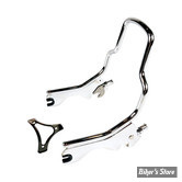 -  KIT SISSY BAR DETACHABLE - SOFTAIL M8 - FLDE / FLHCS / FLHC / FLSL / FXBB / FXST 18UP - OEM 52300444 - MCS - HAUTEUR : 12" - CHROME