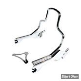 - KIT SISSY BAR DETACHABLE - SOFTAIL M8 - OEM 52300441 - MCS - HAUTEUR : 8,5" - CHROME