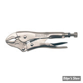 PINCE ETAU - LONGUEUR : 100MM  - MACHOIRE : 25MM - TENG TOOLS - LOCKING PLIERS 