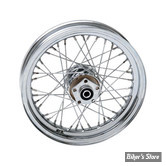 16 X 3.00 - ROUE ARRIÈRE 40 RAYONS - FXST/FXWG/XL 82/85 - OEM 00000-00  - CHROMÉE AVEC RAYONS CHROMÉS.