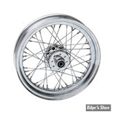 16 X 3.00 - ROUE ARRIÈRE 40 RAYONS - SPORTSTER 54/78 - OEM 00000-00 - CHROMÉE AVEC RAYONS CHROMÉS.