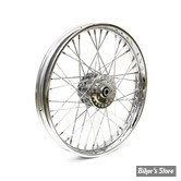 21 x 2.15 - ROUE AVANT 40 RAYONS - SPORTSTER 86/99 / FXR 84/94 / DYNA 91/98 - OEM 00000-00 - CHROMÉE AVEC RAYONS CHROMES