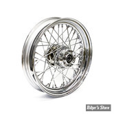 16 X 3.00 - ROUE ARRIÈRE 40 RAYONS - SPORTSTER 08/20 SANS ABS - OEM 41478-10A - CHROME AVEC RAYONS CHROMÉS.