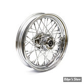 16 X 3.00 - ROUE ARRIERE 40 RAYONS - SOFTAIL FXST/FLST 00/06 / DYNA 00/06 - OEM 00000-00 - CHROME AVEC RAYONS CHROME 