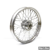 19 x 2.50 - ROUE AVANT 40 RAYONS - DYNA 12/17 ABS  - OEM 00000-00 - CHROME