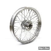 19 x 2.50 - ROUE AVANT 40 RAYONS - DYNA 08/17  - OEM 00000-00 - CHROME