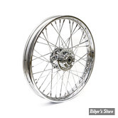 21 x 2.15 - ROUE AVANT 40 RAYONS - DYNA 12/17 ABS  - OEM 00000-00 - CHROME