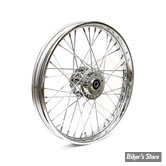 21 x 2.15 - Roue avant 40 rayons Narrow Glide - CUSTOM CHROME - CHROME