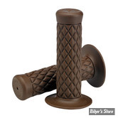 POIGNEES BILTWELL - THRUSTER - THRUSTER TPV GRIPS - CHOCOLATE - 6702-0401