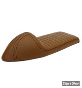 COQUE ARRIERE - UNIVERSELLE - C-RACER - UNIVERSAL FC CLASSIC SEAT - CUIR SYNTHETIQUE - SELLE : MARRON