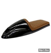 COQUE ARRIERE - UNIVERSELLE - C-RACER - UNIVERSAL LONG CLASSIC B SEAT - SCR2.2 - CUIR SYNTHETIQUE - SELLE : MARRON