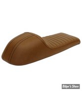 COQUE ARRIERE - UNIVERSELLE - C-RACER - UNIVERSAL FT CLASSIC SEAT - SCR3FC - CUIR SYNTHETIQUE - SELLE : MARRON