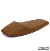 COQUE ARRIERE - UNIVERSELLE - C-RACER - FLAT TRACK  / FLAT FC RACER SEAT - SCR4FC - CUIR SYNTHETIQUE - SELLE : MARRON