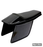 COQUE ARRIERE - UNIVERSELLE - C-RACER - FLAT TRACK  / FLAT FC RACER SEAT - SCR4.1 - CUIR SYNTHETIQUE - SELLE : NOIR