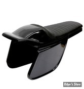 COQUE ARRIERE - UNIVERSELLE - C-RACER - FLAT TRACK  /  BOLNTOR RACER SEAT - SCR5.1 - CUIR SYNTHETIQUE - SELLE : NOIR