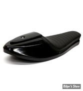 COQUE ARRIERE - UNIVERSELLE - C-RACER - CAFE RACER - NEO CLASSIC - SCR7.1 - CUIR SYNTHETIQUE - SELLE : NOIR