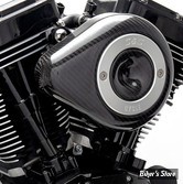  - FILTRE A AIR - S&S - MILWAUKEE EIGHT TOURING 17UP / SOFTAIL 18UP - TEARDROP STEALTH AIR CLEANER KIT - CARBON LOOK - 170-0498B