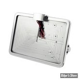 PLAQUE LATERALE - 143 X 210 - SOFTAIL MILWAUKEE EIGHT 2018UP - CPV - SLIDE-IN LICENSE PLATE - AVEC FEU LARGELIGHT LED - POLI - 0587