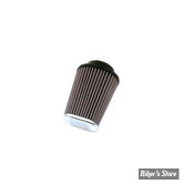 FILTRE A AIR - DIAMÈTRE D'ENTRÉE : Ø 62MM - DNA AIR FILTER - XV-SERIE - XVO-6200-120