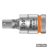 EMBOUT ALLEN / BTR US - 4.8MM / 3/16" - WERA - 8740 A HF - Avec fonction de retenue - LONGUEUR : 28MM - 05003386001