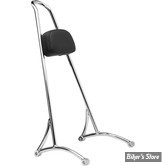 KIT SISSY BAR BURLY - SPORTSTER 04UP - LONG - AVEC DOSSIER - CHROME - B13-1501C