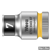 DOUILLE  7MM - 6 points - WERA - ZYKLOP SOCKET - CARRE DE 3/8" - WITH HOLDING FUNCTION - LA PIECE