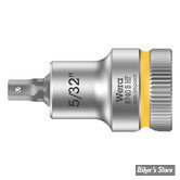 EMBOUT ALLEN / BTR US - 4.00MM / 5/32" - CARRE DE 3/8" - WERA - 8740 B HF - Avec fonction de retenue - LONGUEUR : 35MM - 05003083001