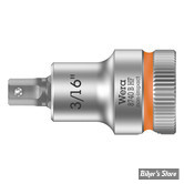 EMBOUT ALLEN / BTR US - 4.8MM / 3/16" - CARRE DE 3/8" - WERA - 8740 B HF - Avec fonction de retenue - LONGUEUR : 35MM - 05003085001