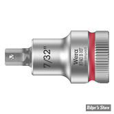 EMBOUT ALLEN / BTR US - 5.6MM / 7/32" - CARRE DE 3/8" - WERA - 8740 B HF - Avec fonction de retenue - LONGUEUR : 35MM - 05003087001