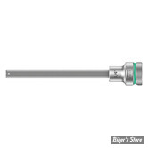 EMBOUT ALLEN / BTR US - 6.4MM / 1/4" - CARRE DE 3/8" - WERA - 8740 B HF - Avec fonction de retenue - LONGUEUR : 107MM - 05003090001