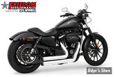 - ECHAPPEMENT - FREEDOM PERFORMANCE - INDEPENDENCE SHORTY - 2EN2 - SPORTSTER 04UP - CORPS : CHROME / SORTIE : NOIR - HD01058