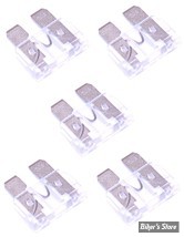 FUSIBLE 25A - FUSIBLE ATO - 19MM - 25A - MCS - CLAIR - NAMZ - LES 5 PIECES