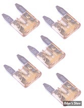 FUSIBLE 25A - FUSIBLE MINI-FUSE - 10.9MM - 25A - NAMZ - CLAIR - LES 5 PIECES