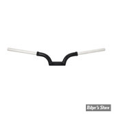 GUIDON Z-BAR STYLE - 32MM INTÉGRAL - 1 1/4" - ROLAND SANDS DESIGN RSD - PROSTEP NARROW - HAUTEUR : 5" - FINITION : CHROME/NOIR